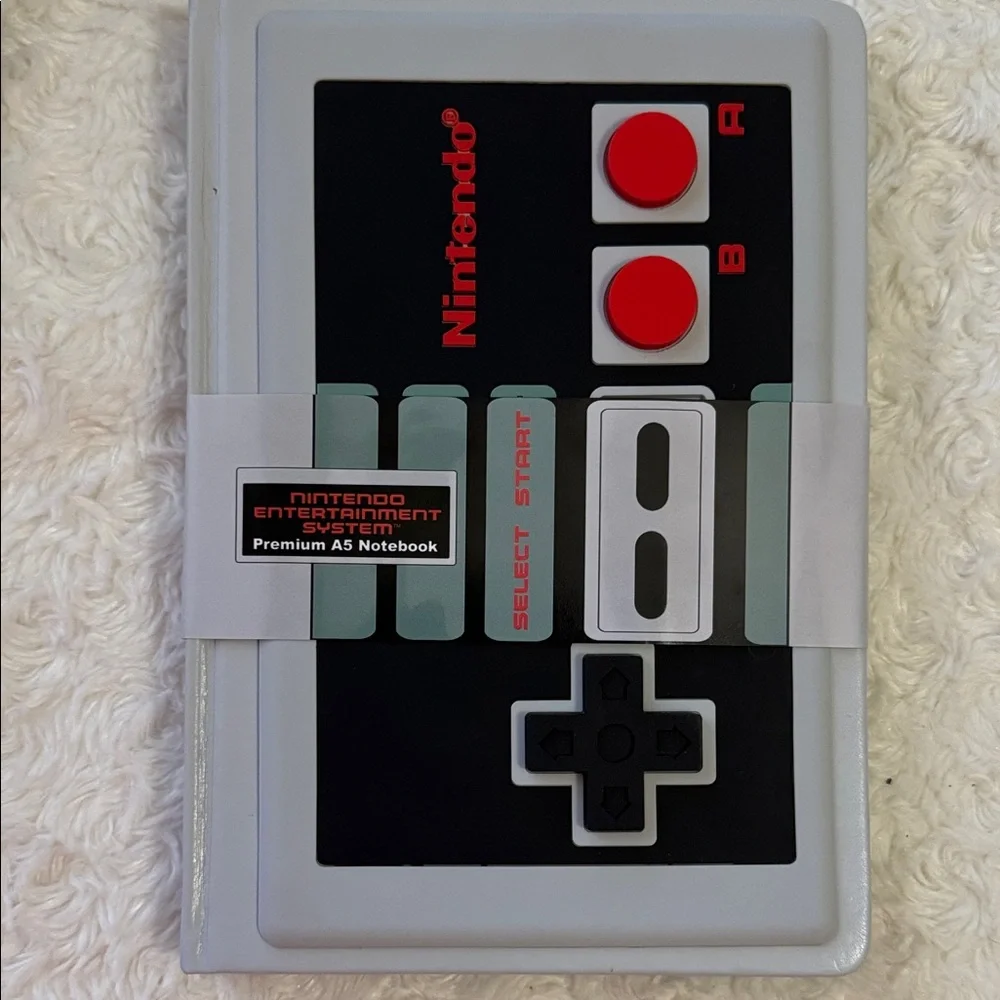Nintendo NES Controller Notebook - Black, Red, and Gray